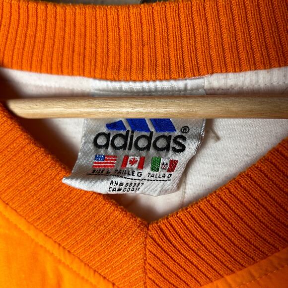 University of Tennessee 90s Vintage Adidas Large Windbreaker Pullover - Picture 3 of 4